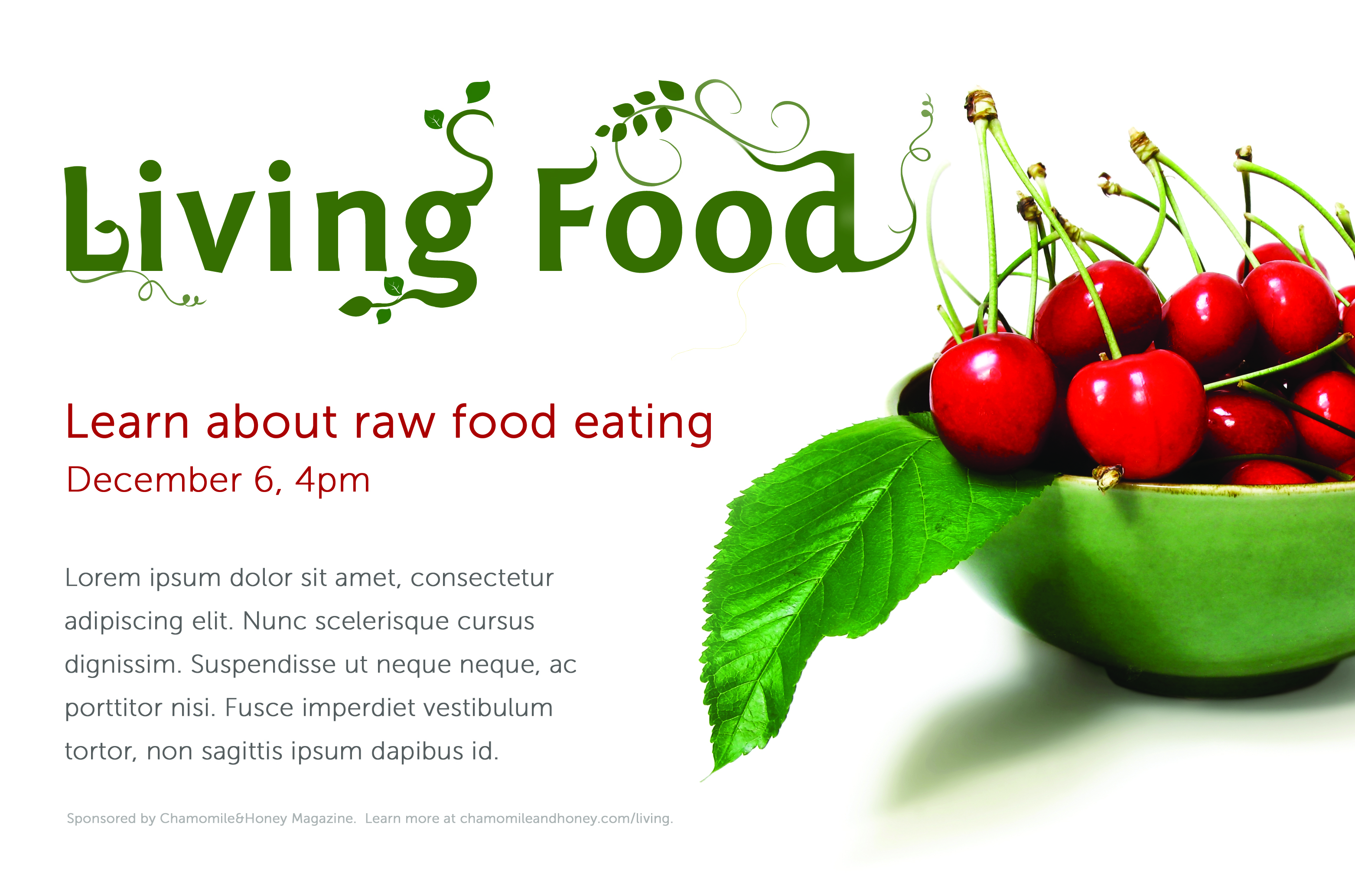 Raw Food Poster